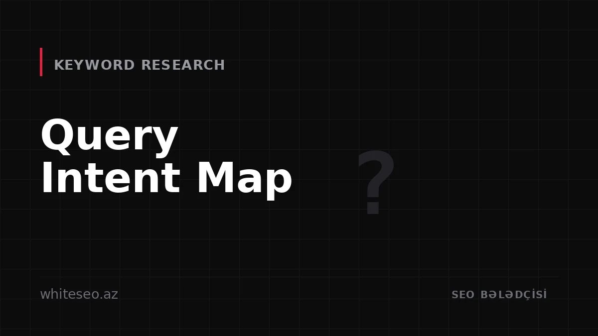 Semantic Keyword Research: The Question Map Method